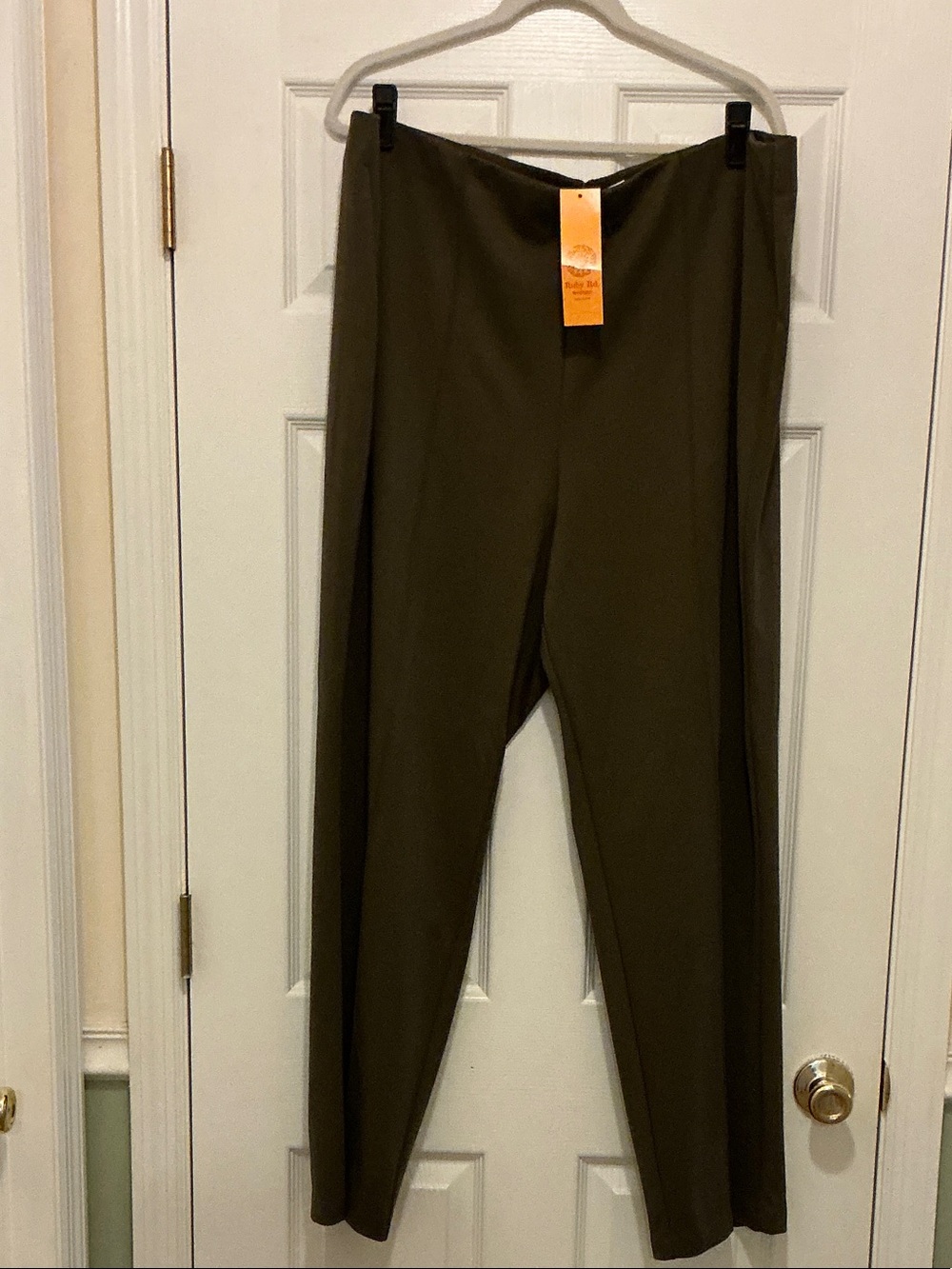 Ruby Road Women’s  Moss Colored Stretch Dress Pants
